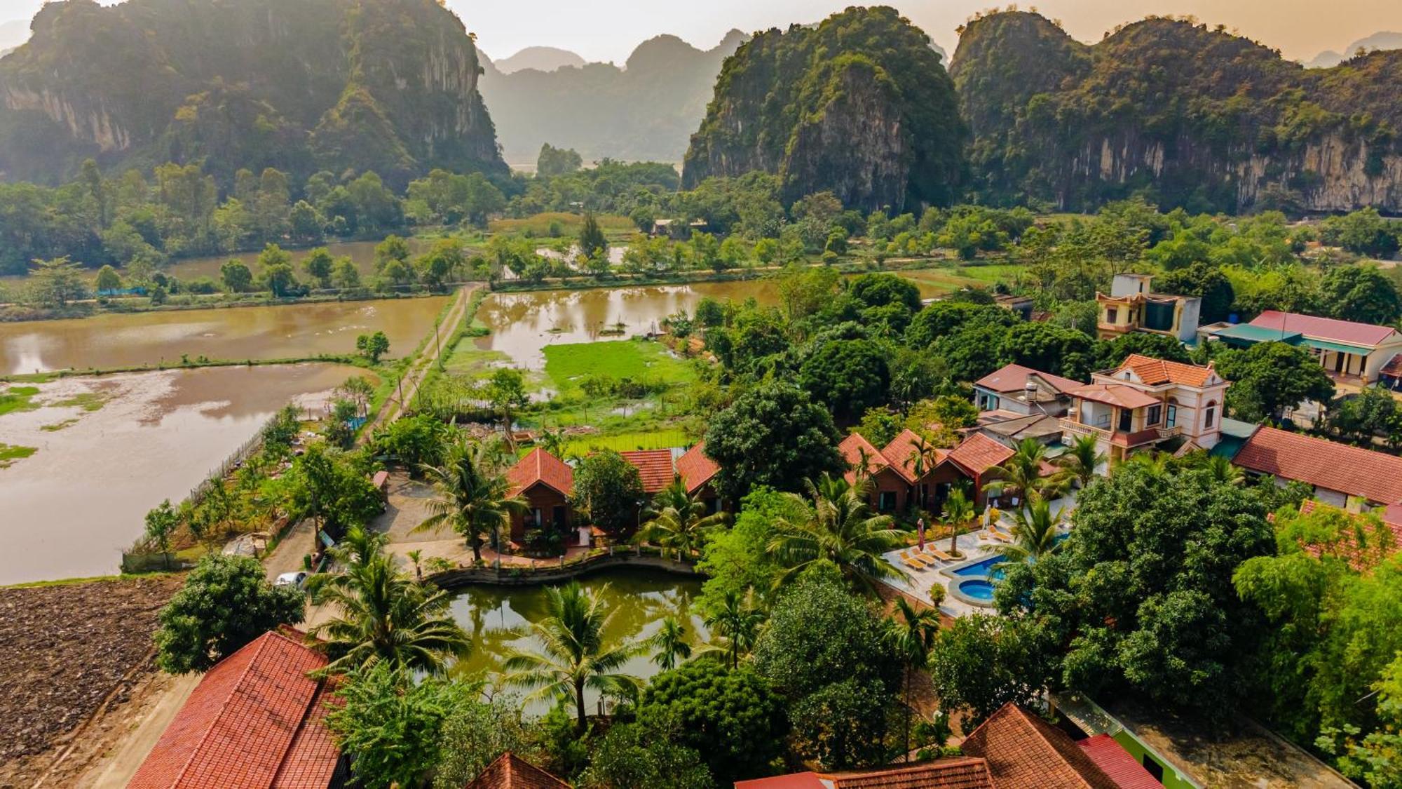 Tam Coc Green Garden Bungalow Ninh Binh Eksteriør billede