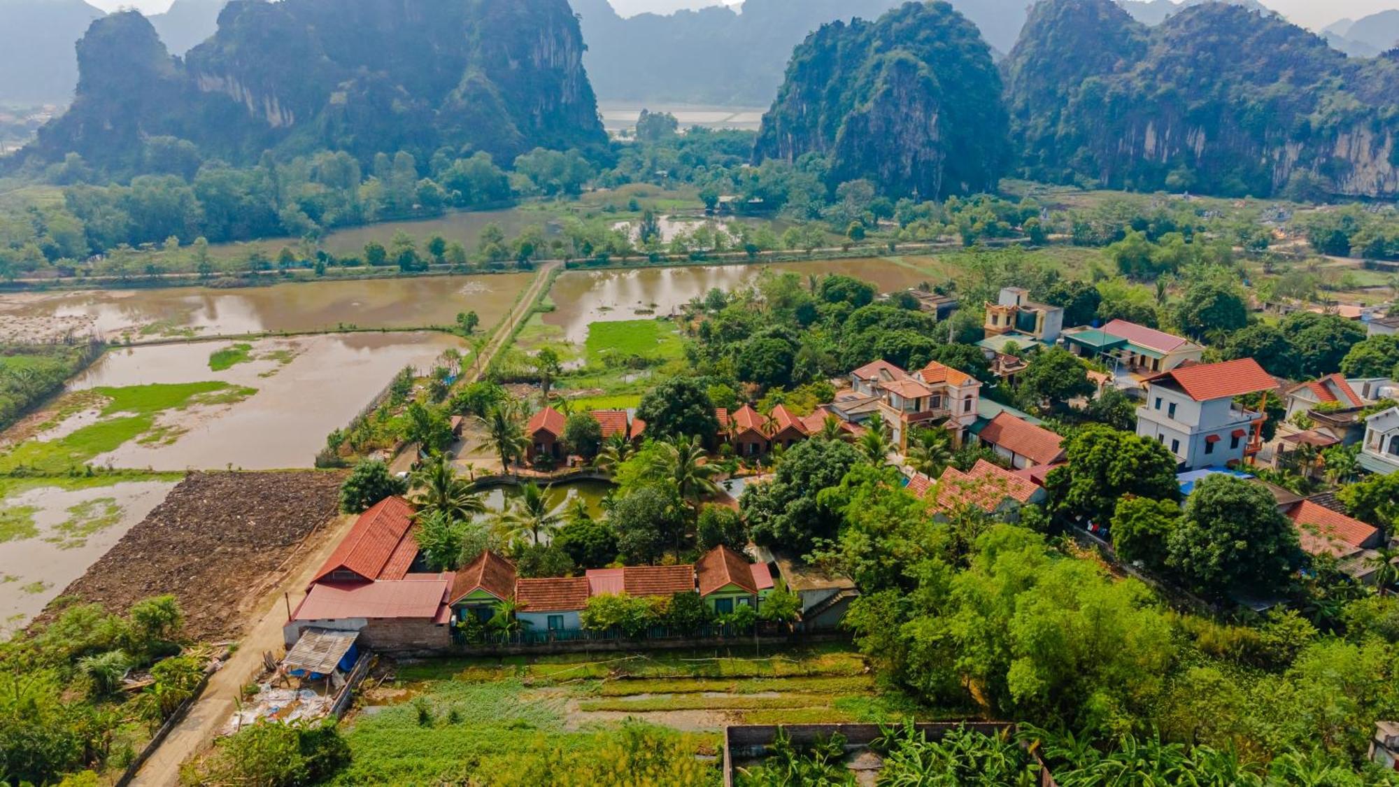 Tam Coc Green Garden Bungalow Ninh Binh Eksteriør billede